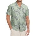 thumbnail image 1 of GIRUNS Men's Hawaiian Beach Short Sleeve Button Down Shirt Tropical Cuban Collar Casual Shirt, 1 of 7