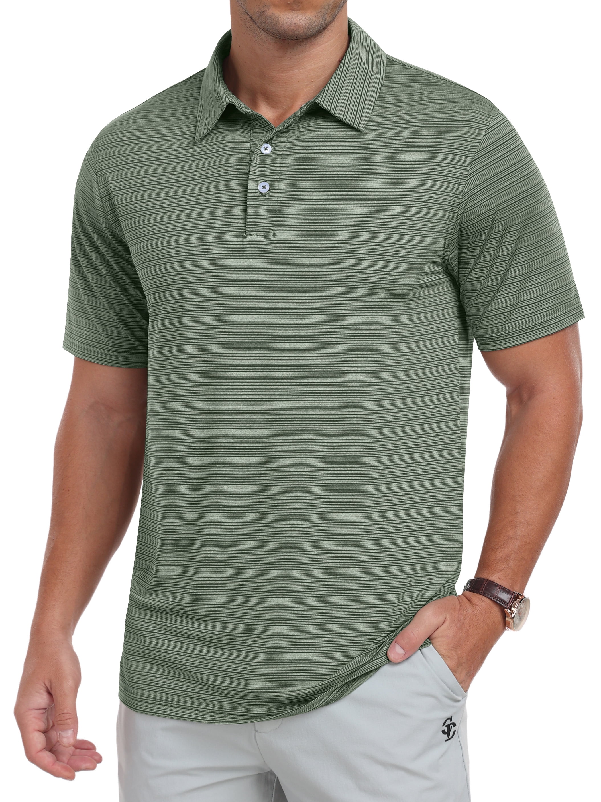 RLX Ralph Lauren, Golf Custom Performance Polo Shirt, Grey