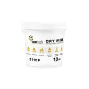 GIRtech Refractory Cement Dry Mix Mortar 10 LB 3110 Degree  F High Temp Heat Resistant Mortar for Repairing & Masonry, Fire Brick Lining Fire Pit, Fireplace, Kiln, Furnace, Forge