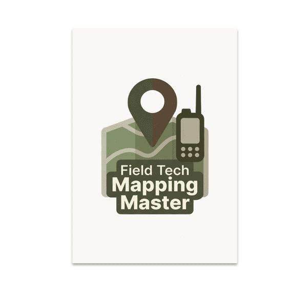 GIS Mapping Wall Decor - GIS Field Tech Professional - 13x19 Poster Print