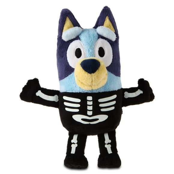 Bluey Glow-In-The-Dark Skeleton Costume Plush, 7.5" x 4.5" by Dan Dee