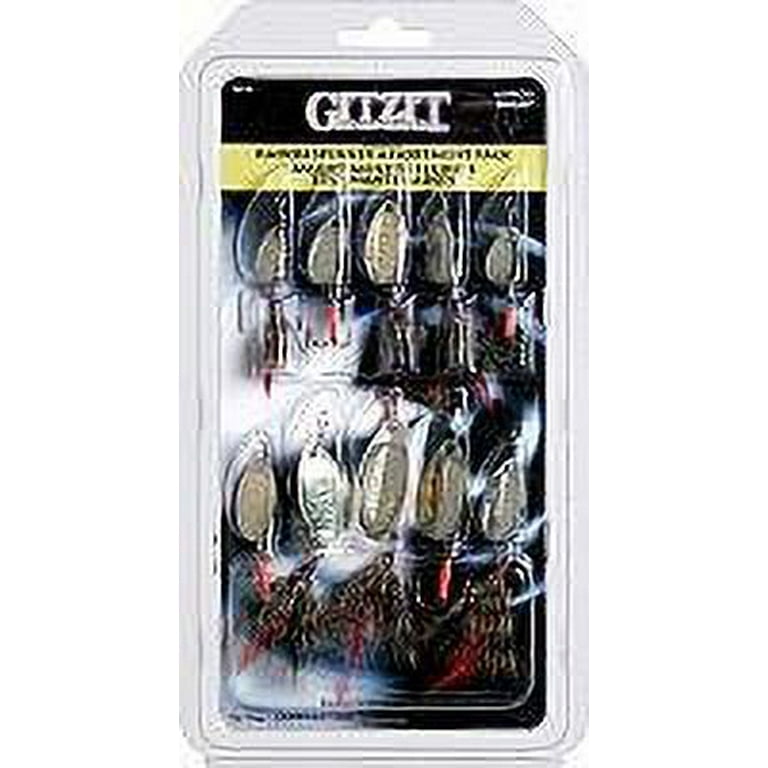Gitzit Radon Spinner DS 1/4 Ounce - Excellent For Bass, Walleye, Trout,  Salmon, etc