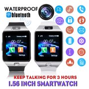 STONEWAY GITZN09 Bluetooth Smartwatch Touchscreen Wrist Smart Phone Watch Sports Fitness Tracker SIM SD Card Slot Camera Pedometer Compatible iOS Android Kids