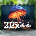 GIUHUIZ 2025 M.ushrooms Calendar 12 Month Calendar Botanical