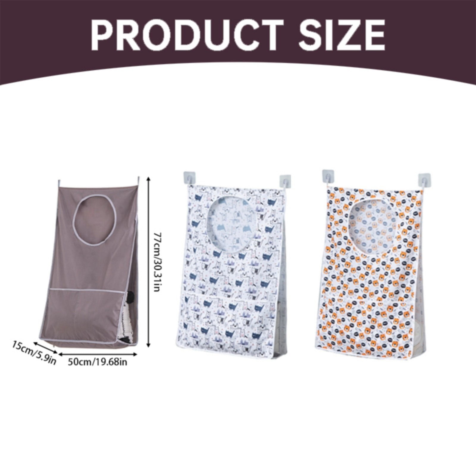 Crochet Crib Hanging Basket: Cotton Baby Organizer, Diaper Caddy