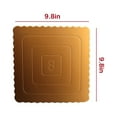 GIUHUIZ DIY Baking Tool 6 / 8 Inch Round Square Cake Mat Lace Moustito