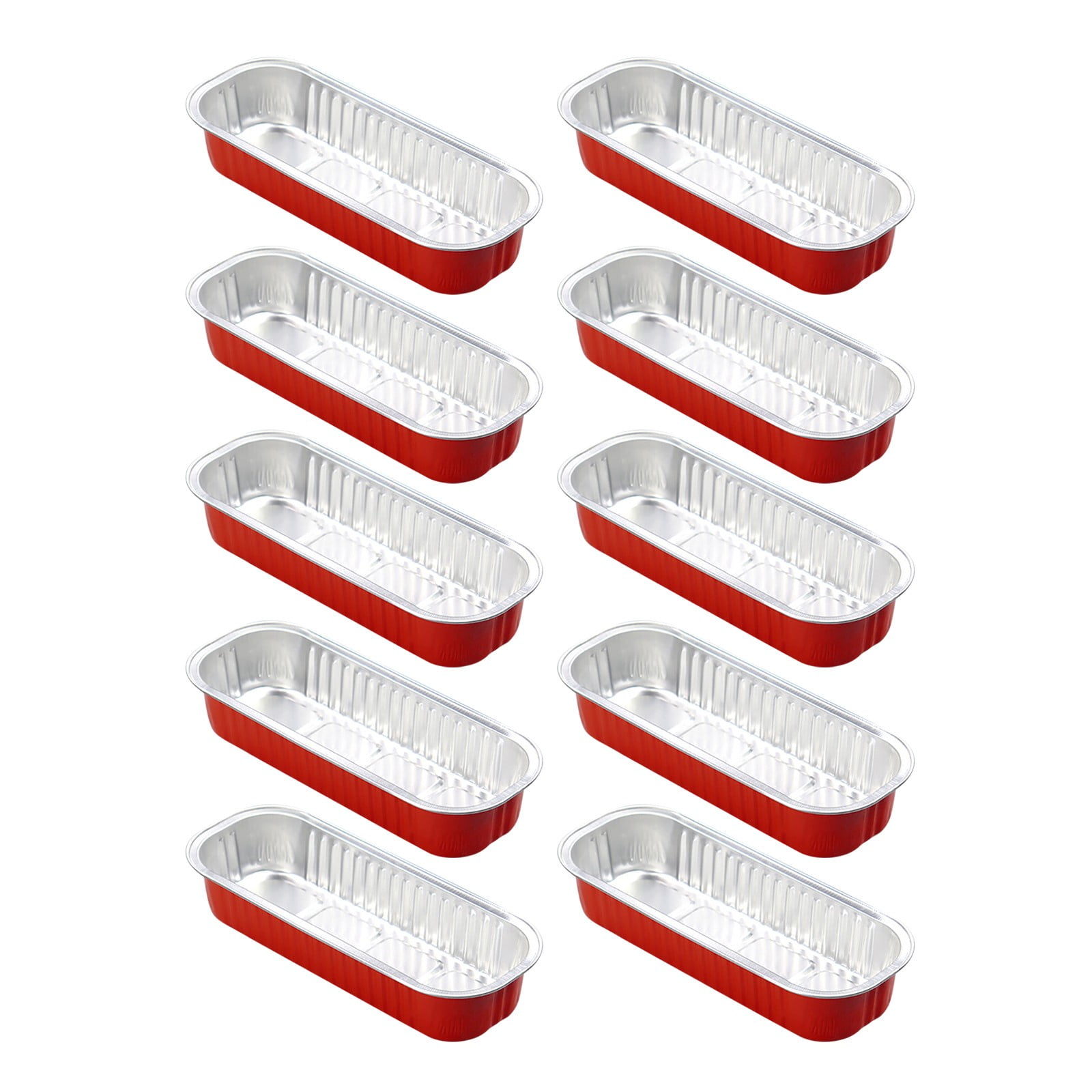 GIUHUIZ Disposable Aluminum Foil Tin Box Square Aluminum Foil Box