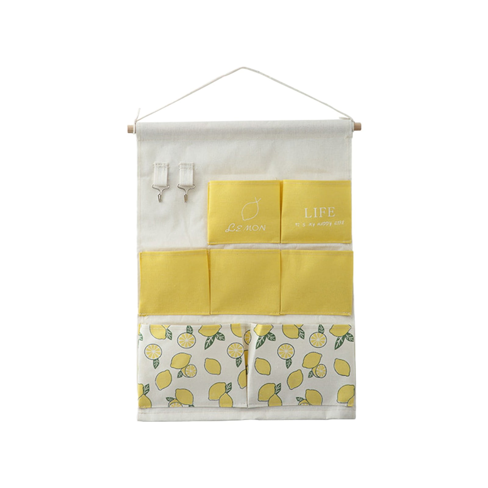 GIUHUIZ Fabric Wall Hanging Compartment Storage Bag Door Rear Hanging