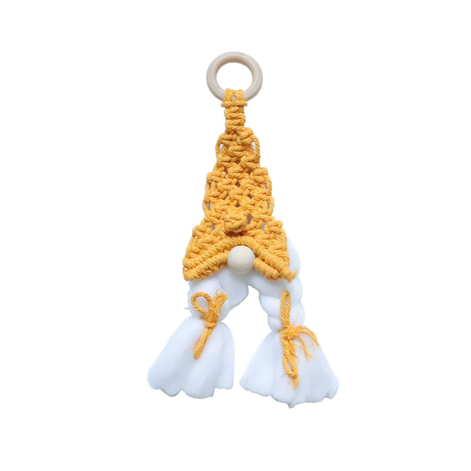 GIUHUIZ Hanging Eggs Ceramic Christmas Wreath With Lights Home