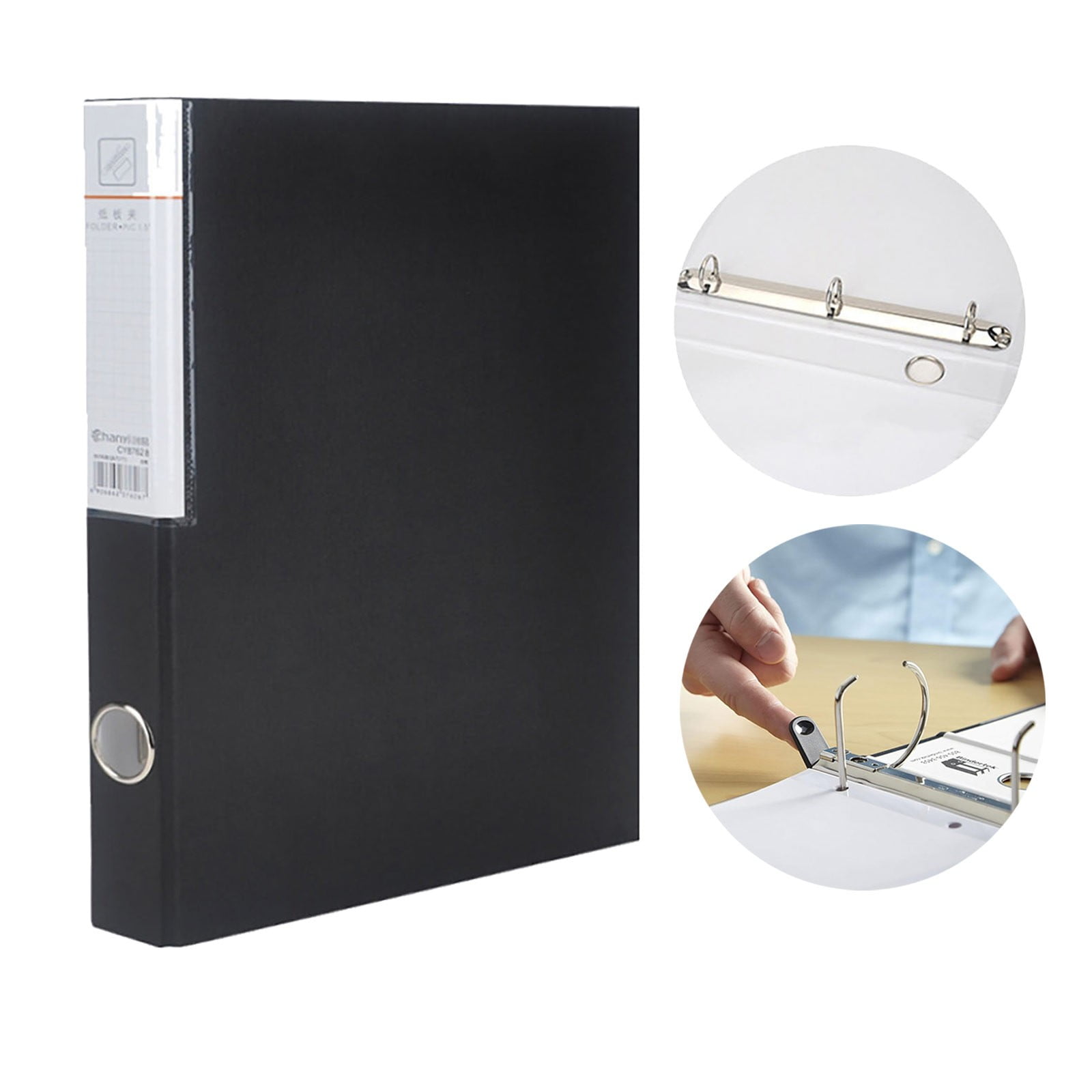 GIUHUIZ O Shaped Folder Thickened Paper Folder 3 Hole Folder A4