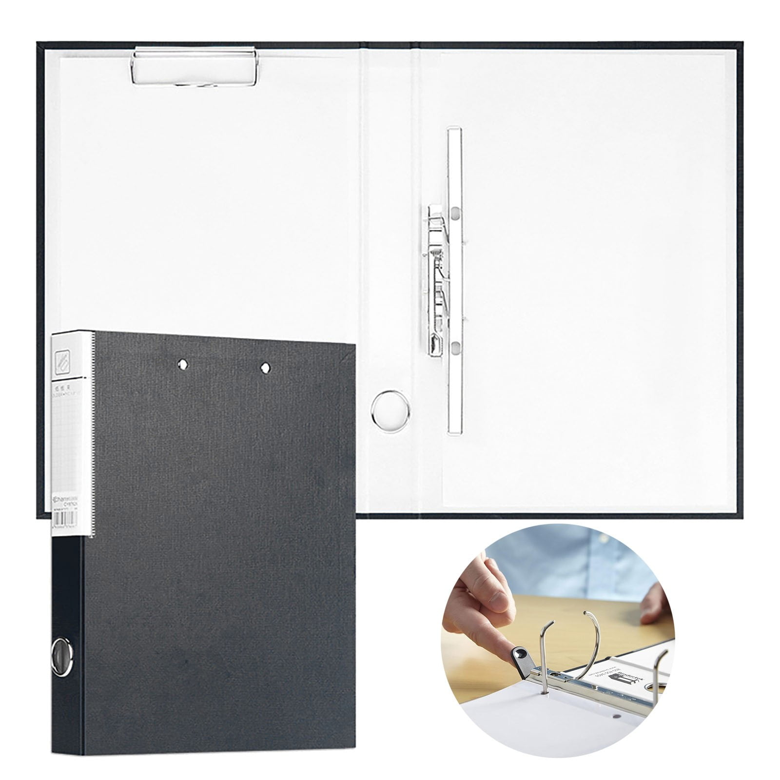 GIUHUIZ O Shaped Folder Thickened Paper Folder 3 Hole Folder A4