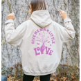 thumbnail image 1 of GIVE ME LITTLE LOVE Graphic Unisex Fleece Hooded Sweatshirt, 1 of 11