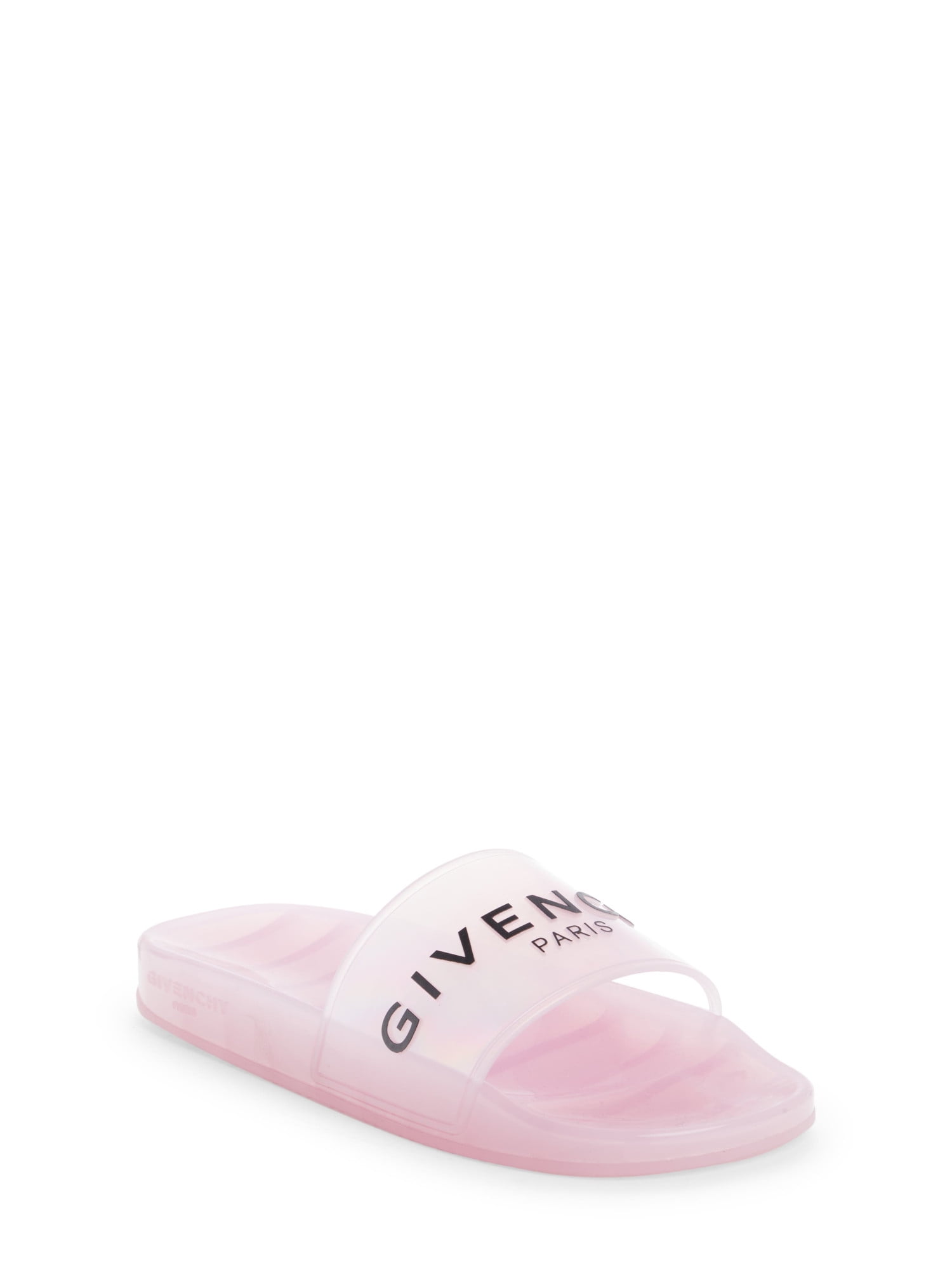 GIVENCHY Womens Pink Colorblocked Stripe Logo Comfort Round Toe Slip On Slide  Sandals Shoes 35 - Walmart.com