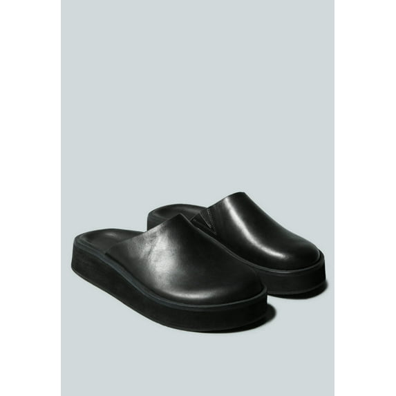 GIVENS Flatform Black Slip-On