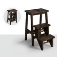 thumbnail image 1 of GIVIMO 3-in-1 Rubber Wood Step Stool with Convenient Handle, 1 of 8