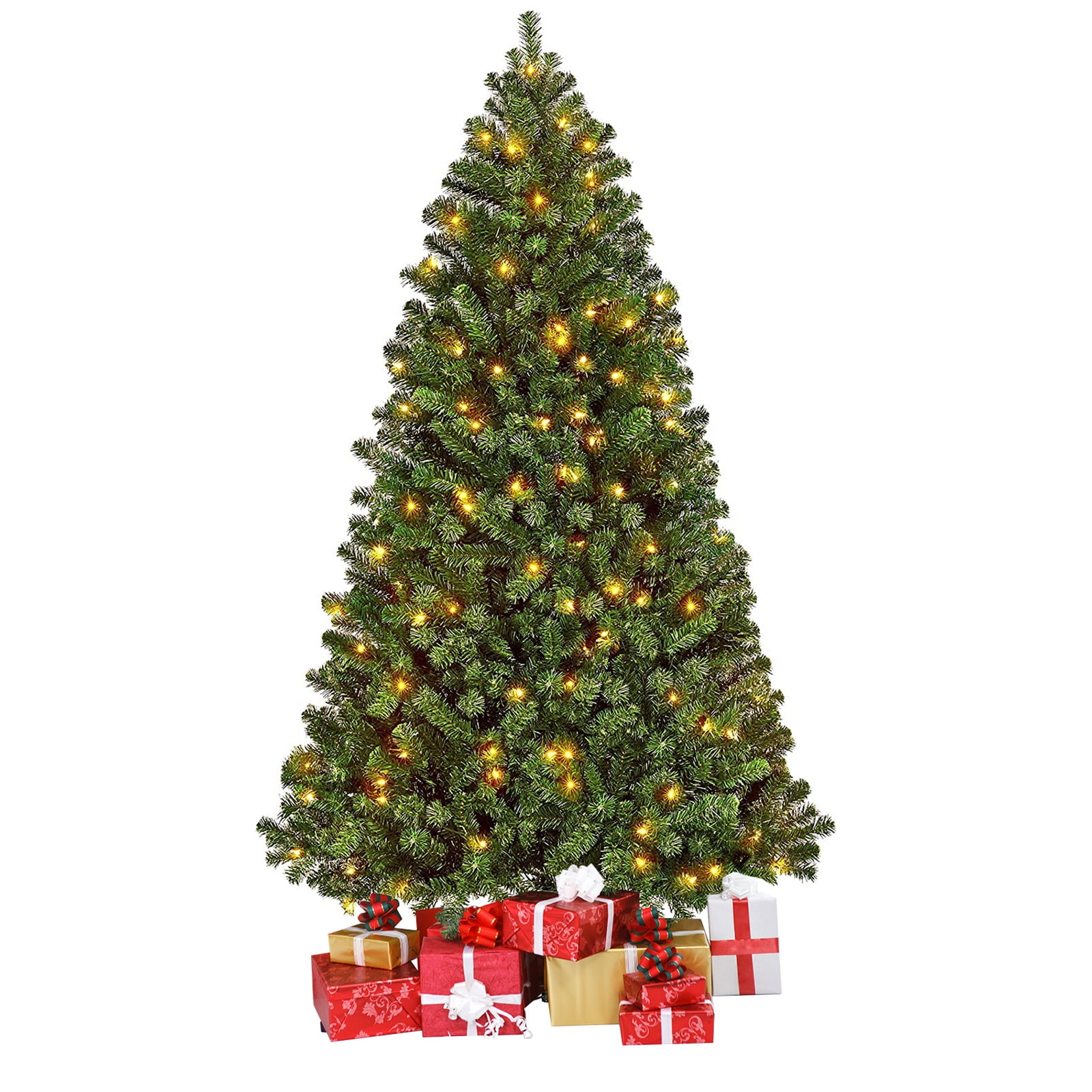 Habitat 6ft Pre Lit Iridescent Christmas Tree - White - Christmas Trees - Christmas  Decorations