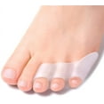 thumbnail image 1 of GIXUSIL 10 Pack Bunion Corrector Pinky Toe Separator, Soft Silicone Gel Little Pinky Toe Protectors Sleeve for Calluses, Blisters, Corns and Pain Relief from Friction, Fits Men and Women（Transparent）, 1 of 5