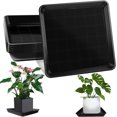 thumbnail image 1 of GIXUSIL 10Pcs Square Plant Saucer 9 x 9 inch, Heavy Duty Plant Water Catcher Tray, Plastic Drip Trays for Potted Plants, Plant Trays for Indoors Outdoor No Holes(Black,1.26 Inch Deep ), 1 of 6
