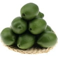 thumbnail image 1 of GIXUSIL 12Pcs Artificial Realistic Green Lemon Simulation Limes Decoration Fake Fruit for Home Kitchen Party Display Photography Props ,Vase Fillers Summer Decorations, 1 of 7