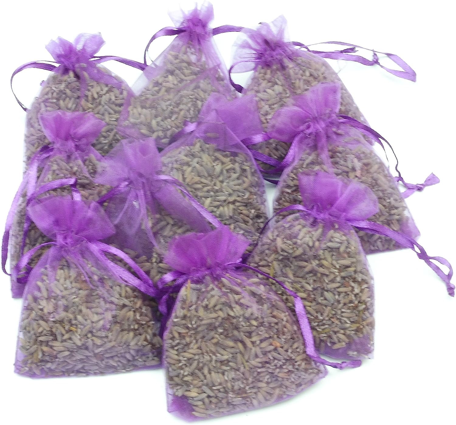 GIXUSIL 25 Pack French Lavender Sachets for Drawers and Closets Fresh