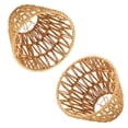 thumbnail image 1 of GIXUSIL 2Pcs Rattan Lampshade Replacement, Small Boho Woven Cylinder Shape for Pendant Light, Ceiling Fan, Floor & Table Lamp,Brown, 1 of 7