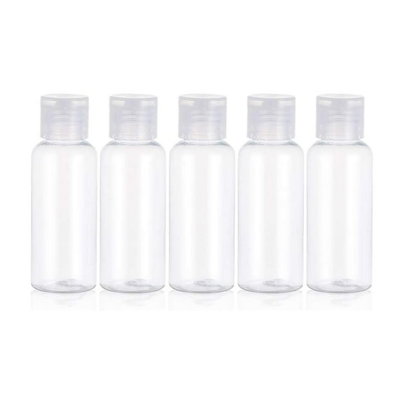 GIXUSIL 3.4oz Travel Bottles for Toiletries TSA Approved Leakproof Squeeze Plastic Empty Travel Size Bottles Refillable Liquid Containers with Labels (5 Pack)