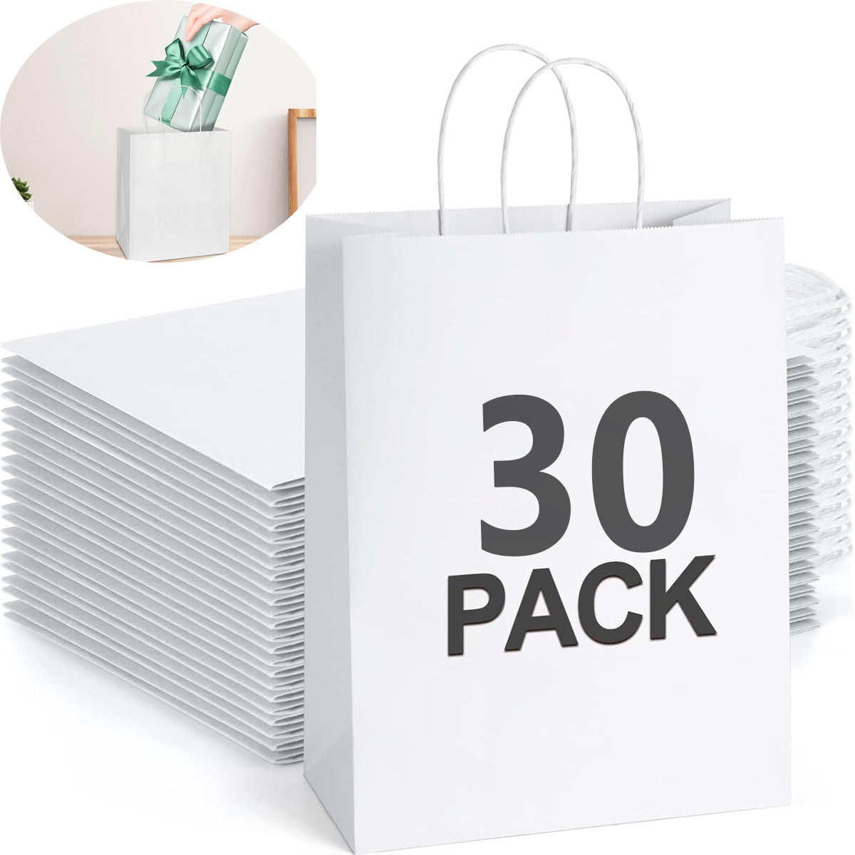 Blue Dog Birthday Gift Bags | 24-Pack Cartoon Animal Treat Bags With Handles