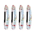 thumbnail image 1 of GIXUSIL 4Pcs Floral Headbands for Girls, Adjustable Braided Hairband Hair Accessories for Women, Teen Girl Cloth Fabric Head Bands for Birthday Party Favors, Kids Flower Easter Basket Stuffers -Blue, 1 of 9