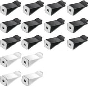 GIXUSIL 60 PCS Vent Clip for Car Freshies, Car Air Freshener Vent Clips Bulk with Square Head for Car Outlet/Home DIY/Crafts Projects, 11 mm, 30 Black/30 White