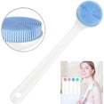 thumbnail image 1 of GIXUSIL Back Scrubber for Shower Soft Silicone Bath Body Brush with Long Handle Bath Body Shower Exfoliator Brush for Men and Women, BPA Free, Non-Slip,Blue, 1 of 8