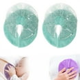thumbnail image 1 of GIXUSIL Breast Therapy Pads Breast Ice Pack Set of 2 Relief , Hot Cold Breastfeeding Gel Pads, Boost Milk Let-Down with Gel Bead Pads(Teal Ice Pack), 1 of 6