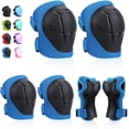thumbnail image 1 of GIXUSIL Kids Protective Gear Kit Knee Elbow Pads Wrist Guards Value 6 Pcs, Skate Pad Set Comfortable for Cycling Bikiing Skating Roller Skates Skateboard with Adjustable Straps Fit for 3-8 Years, 1 of 7