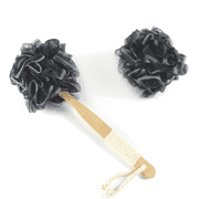 GIXUSIL Loofah Back Scrubber - Bath & Shower Body Brush Pouf