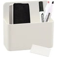 thumbnail image 1 of GIXUSIL Magnetic Dry Erase Marker Holder, Whiteboard Marker Holder, Magnetic Marker Holder, Magnetic Pen Holder for Whiteboards, Fridge, Lockers, White, 1 of 7