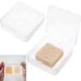 thumbnail image 1 of GIXUSIL Travel Soap Container, Portable Soap Box, Soap Square Case Box Holder, Clear Bar Soap Travel Container, Leak Proof Soap Dish Storage Holde with Lid for Traveling Shower Home (3x3"), 1 of 1