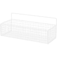 thumbnail image 1 of GIXUSIL White Wrought Iron Hanging Basket, 1 of 8