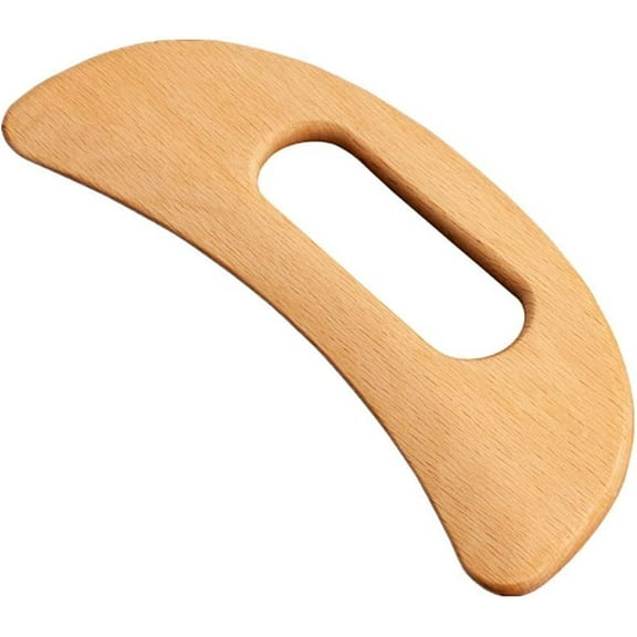 GIXUSIL Wooden Lymphatic Drainage Massage Tool, Handheld Gua Sha Scraping Paddle, Anti Cellulite, Used on Whole Body, Manual Muscle Pain Relief, Maderotherapia, Wood Therapy