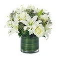 thumbnail image 1 of GIfts By Gail Lovely Lily & Roses Bouquet-All White - Small, 1 of 1