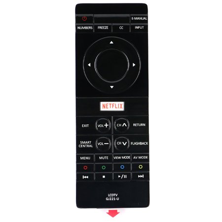 GJ221-U Replacement Remote Fit for Sharp TV LC-65UB30U LC-55UB30U LC-50UB30U LC-43UB30U