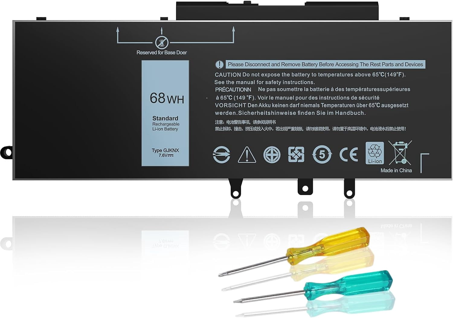 Precision 3520 Rtc Battery GJKNX Laptop Battery for Precision 15 3520 3530 Series GD1JP DY9NT Dell ...