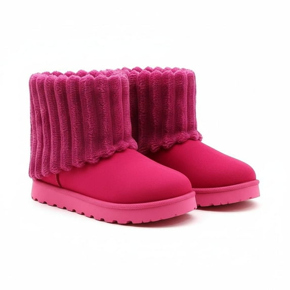 GJPBGK Women's Winter Snow Boots Mid-Calf Outdoor Cold Weather Boots for Walking, Travel & Everyday Wear