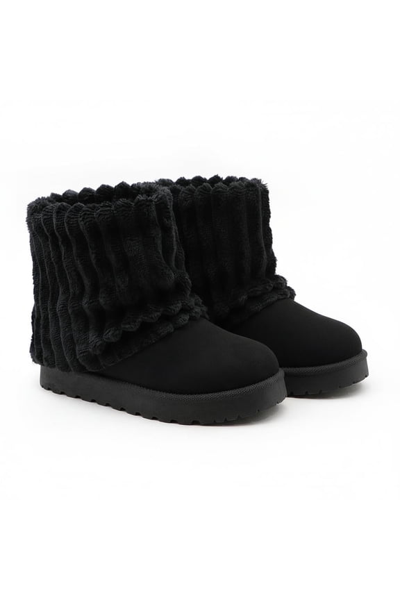 Women's Winter Snow Boots Mid-Calf Outdoor Cold Weather Boots for Walking, Travel & Everyday Wear