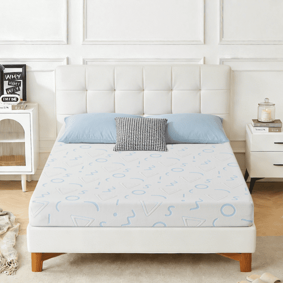 GJQ 5" Gel Memory Foam Mattress for Cool Night & Pressure Relief, Medium Plush Feel, Full,Adult