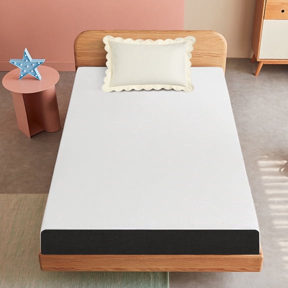 GJQ 5" Medium Firm Memory Foam Mattress, Twin, For All Ages