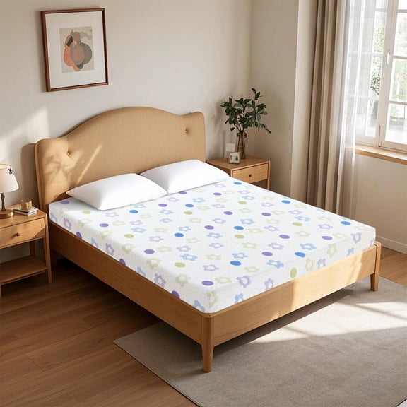 GJQ Memory Foam Mattress 5 inch Twin Size Gel Mattress for Cool Sleep Pressure Relief with Skin-friendly knitted Cover CertiPUR-US Certified/Bed-in-a-Box