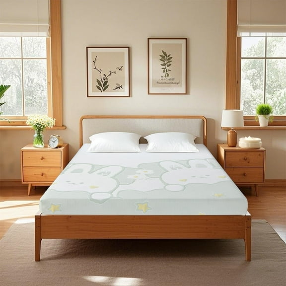 GJQ Twin XL Mattress 5 inch Gel Memory Foam Mattress Medium Firm Mattress with knitted fabric Removeable Cover , Adults