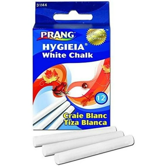 GJSP TICONDEROGA COMPANY PRANG HYGIEIA DUSTLESS BOARD CHALK (Set of 50)