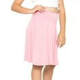thumbnail image 1 of GJSYRH Girls Knee to Midi Length Aline Skirt with Built-in Shorts or Leggings Pink 8-9 Years, 1 of 5