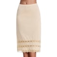 thumbnail image 1 of GJSYRH Half for Women Underskirt Dress Extender Lace Trim Knee Length Midi Skirt 19-26" Length, 1 of 6