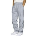 thumbnail image 1 of GJSYRH Men's Baggy Sweatpants Straight Leg Casual Sweat Pants Drawstring Athletic Workout Gym Jogger with Pockets GY1 S, 1 of 3